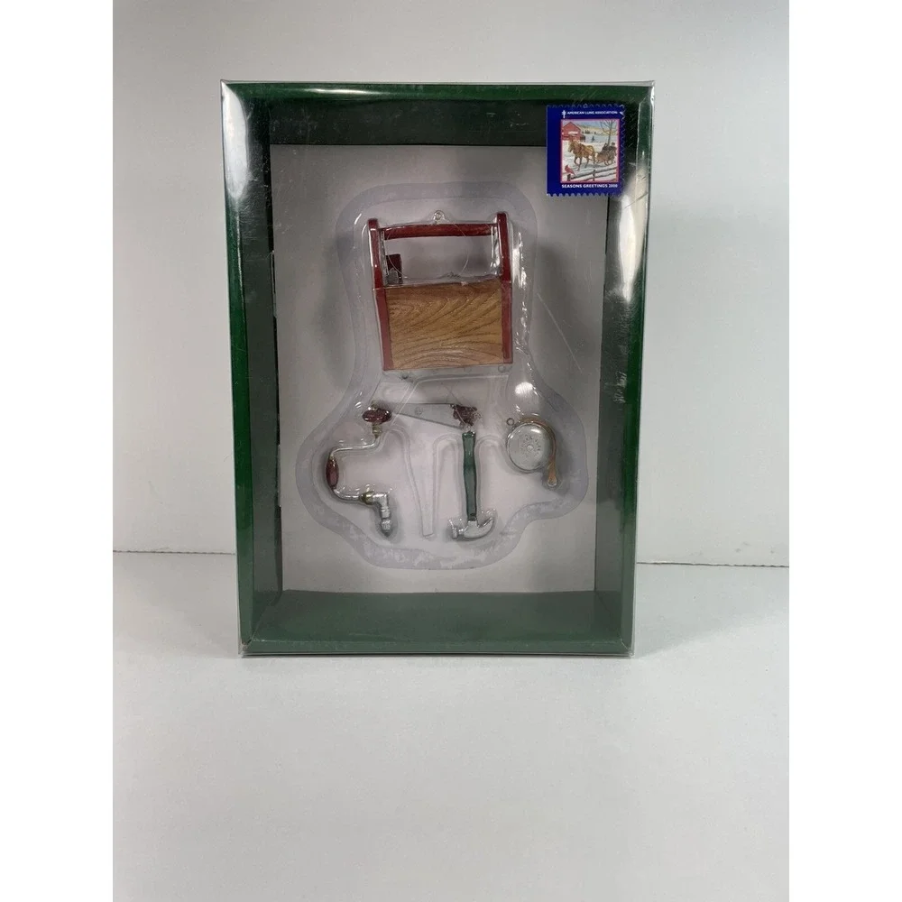 Vintage‎ Carpenter Ornament 1999 Department 56 Carpenter Hand Tools